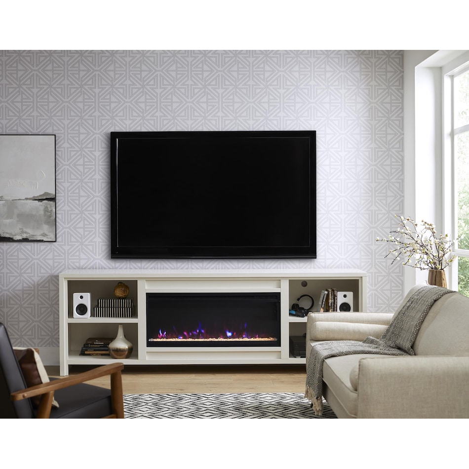 tawni white console   