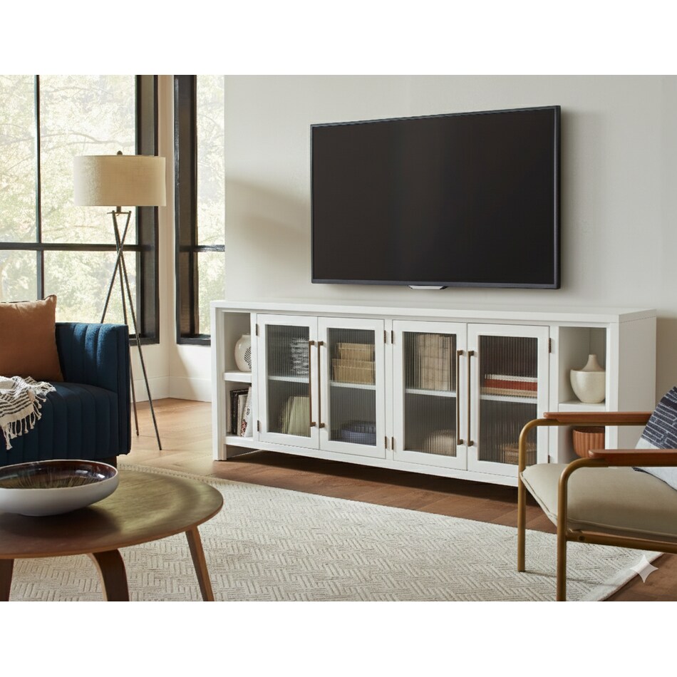 tawni white console   