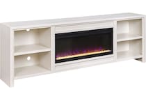 tawni white fireplace insert   