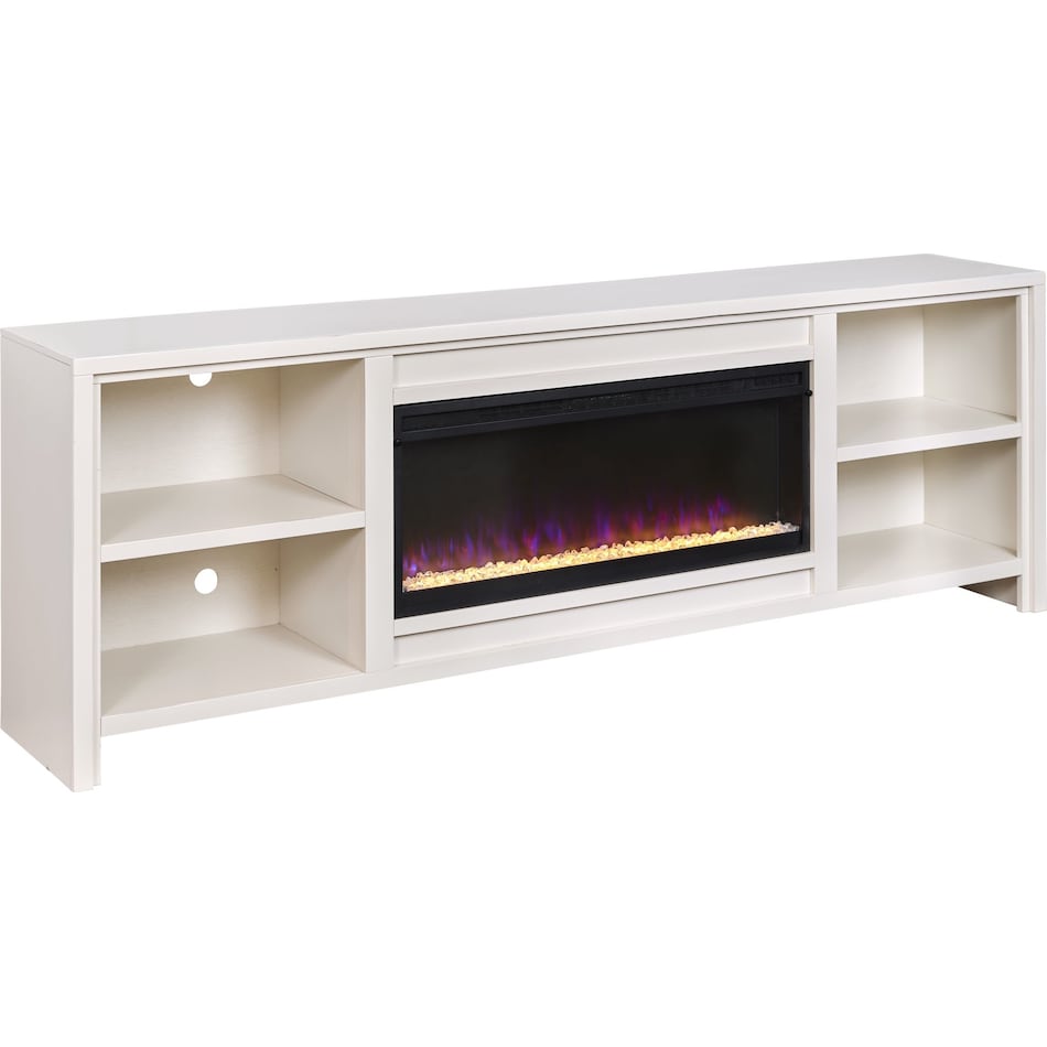 tawni white fireplace insert   
