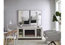 tawni white fireplace insert   