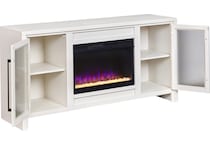 tawni white fireplace insert   