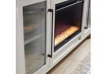 tawni white fireplace insert   