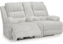 technique alloy power reclining console loveseat   