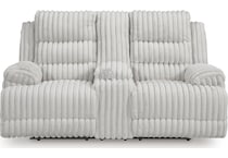 technique alloy power reclining console loveseat   