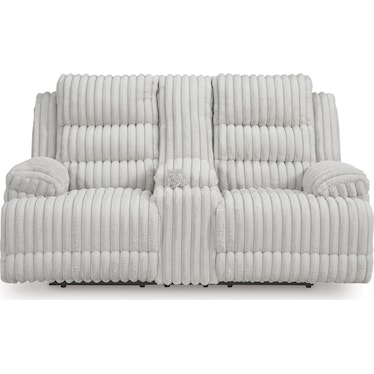 TECHNIQUE POWER RECLINING CONSOLE LOVESEAT