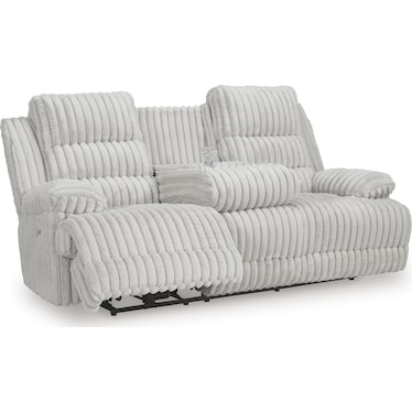 TECHNIQUE POWER RECLINING SOFA WITH DROP DOWN TABLE
