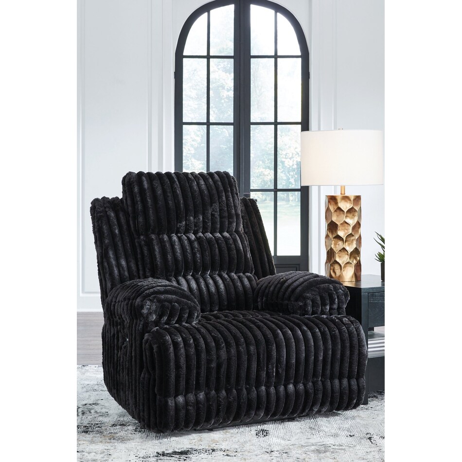 technique black power recliner   