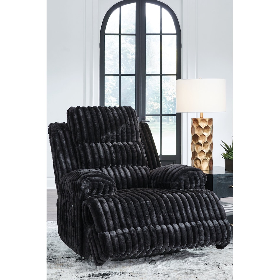 technique black power recliner   