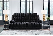 technique black power reclining sofa   