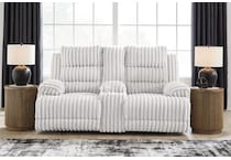 technique grey power reclining console loveseat   