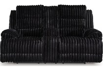 technique onyx power reclining console loveseat   