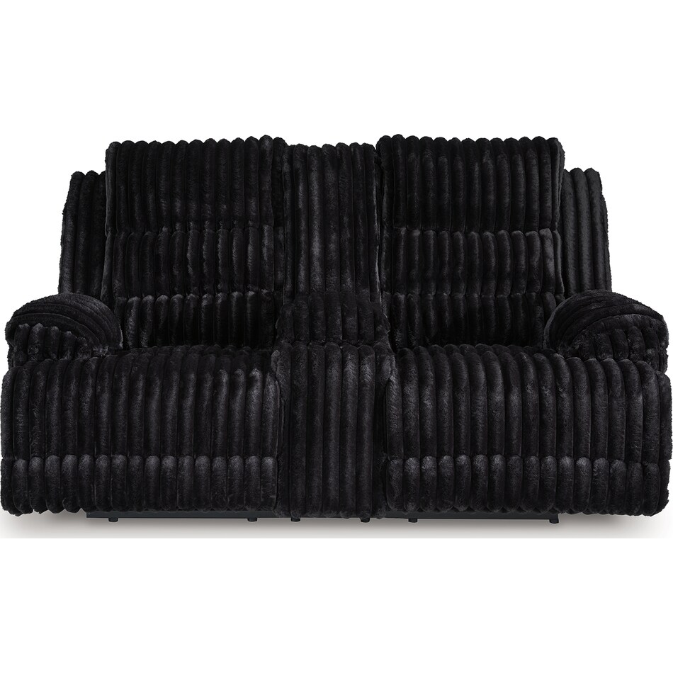 technique onyx power reclining console loveseat   