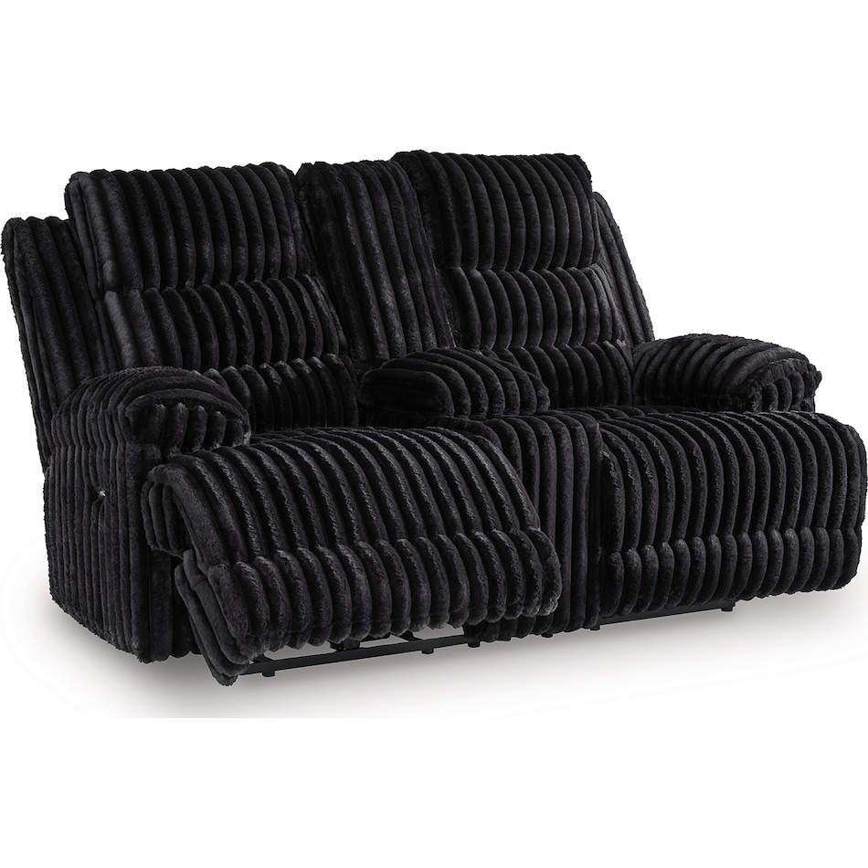 technique onyx power reclining console loveseat   