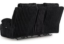 technique onyx power reclining console loveseat   