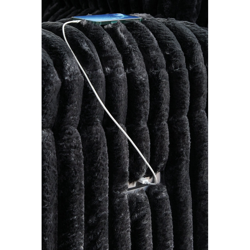 technique onyx power reclining console loveseat   