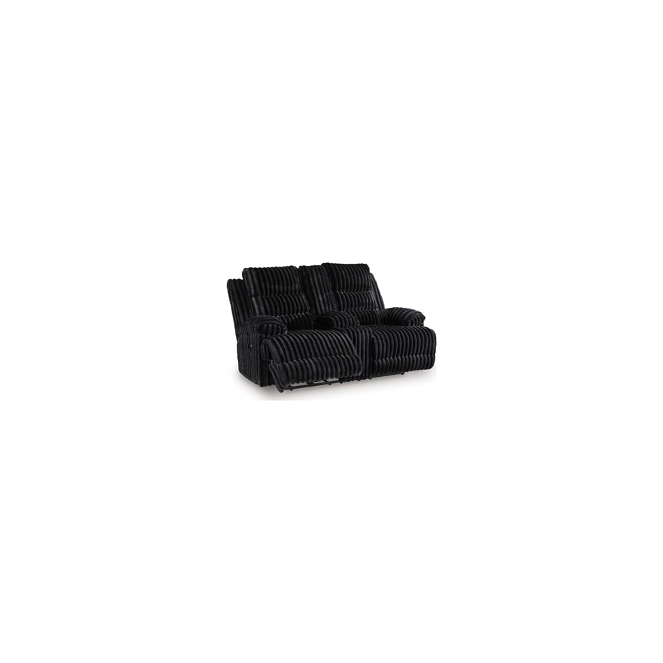 technique onyx power reclining console loveseat   