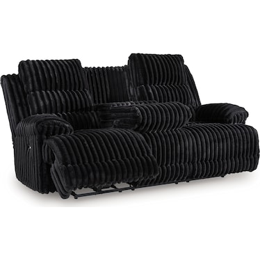 TECHNIQUE POWER RECLINING SOFA WITH DROP DOWN TABLE