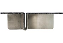 tegan black forest marble   shiny nickel cocktail table   