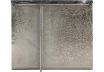 tegan black forest marble   shiny nickel end table   