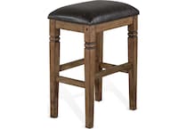 thatcher buckskin barstool   