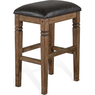 THATCHER BACKLESS BARSTOOL