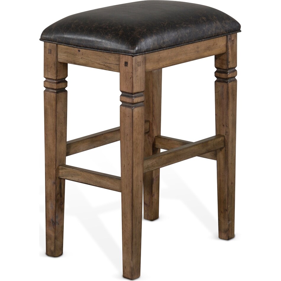 thatcher buckskin barstool   