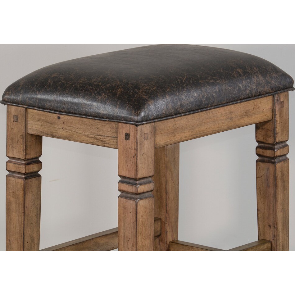 thatcher buckskin barstool   