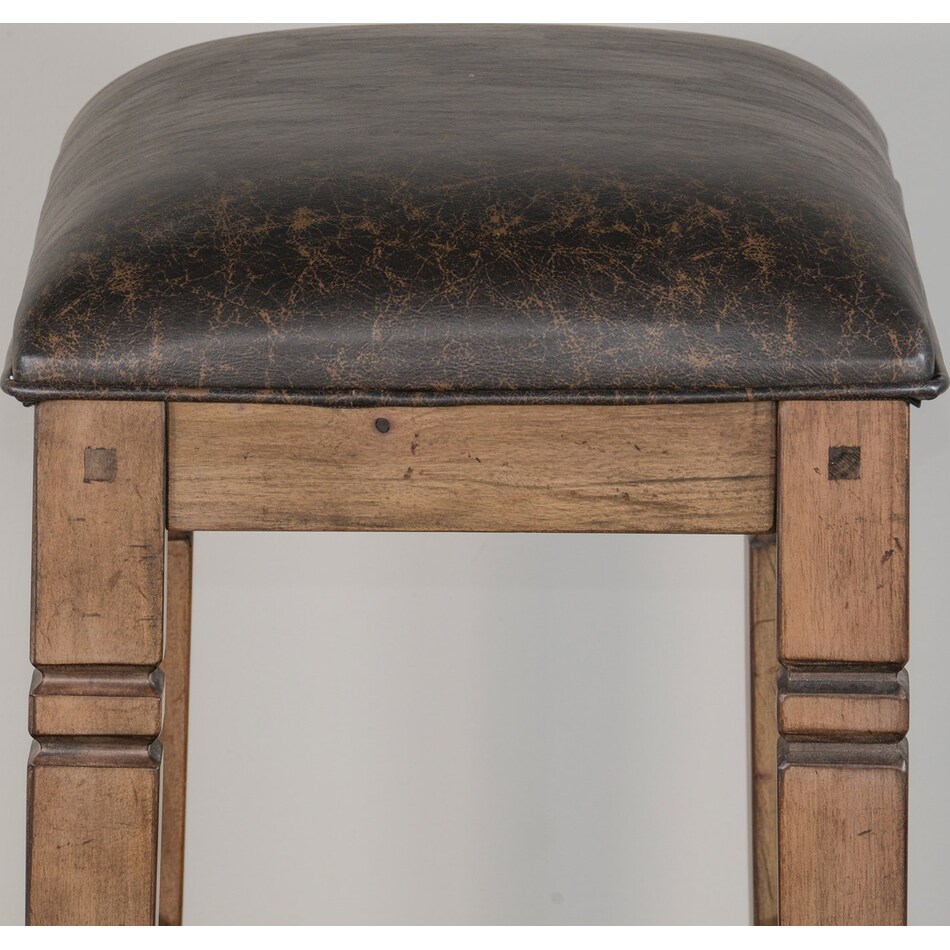 thatcher buckskin barstool   