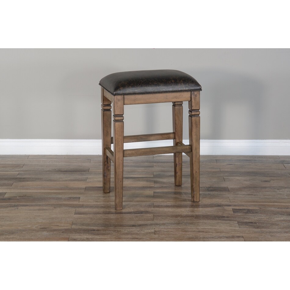 thatcher buckskin barstool   