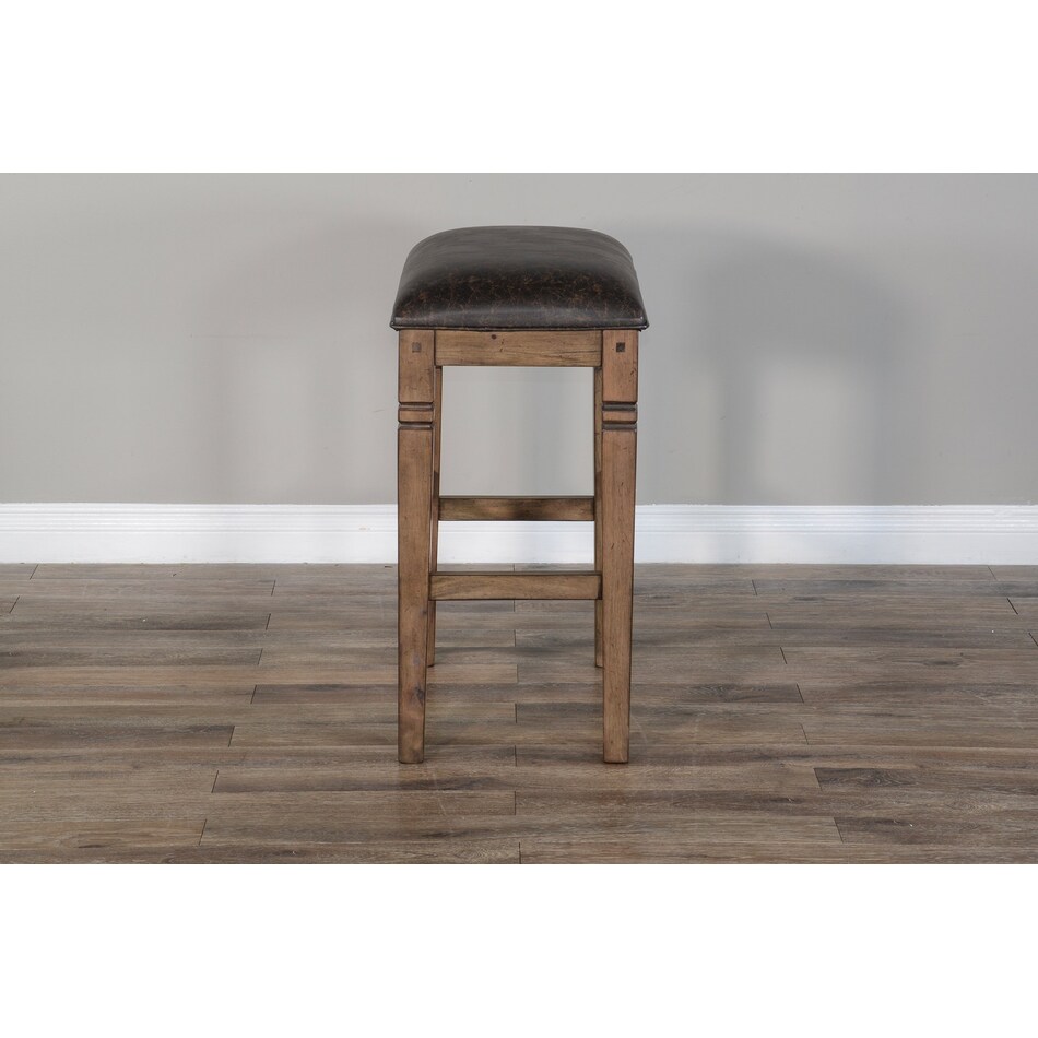 thatcher buckskin barstool   