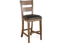 thatcher buckskin barstool   