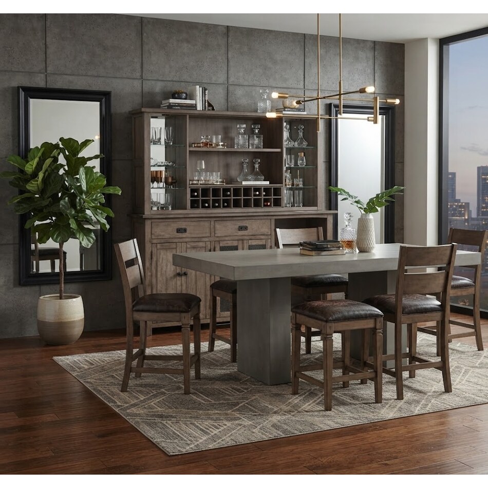 thatcher buckskin barstool   