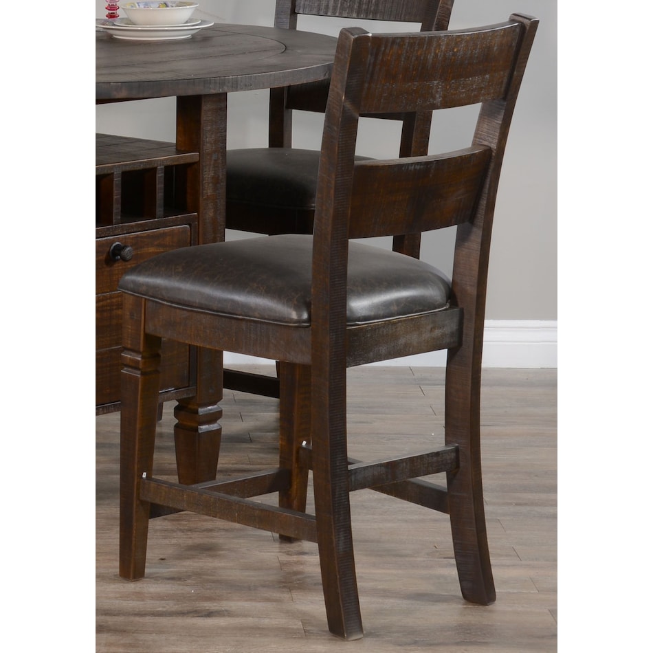 thatcher tobacco leaf barstool   
