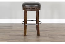 thatcher tobacco leaf dark brown counter chair   