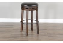 thatcher tobacco leaf dark brown counter chair   