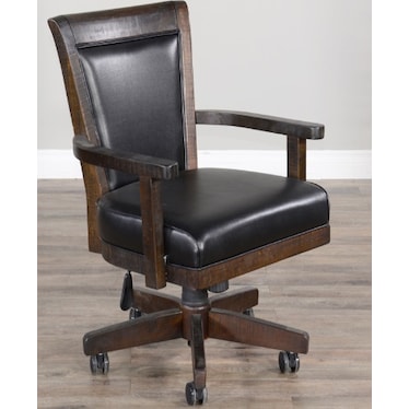 THATCHER GAME CHAIR WITH CASTERS