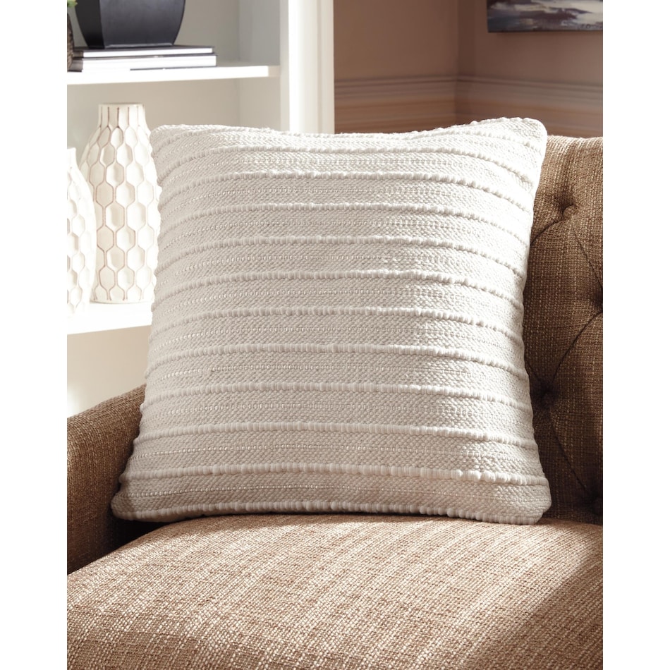 theban white pillow   