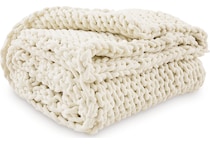 throw ivory throw blanket   