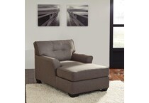 tibbee slate chaise   