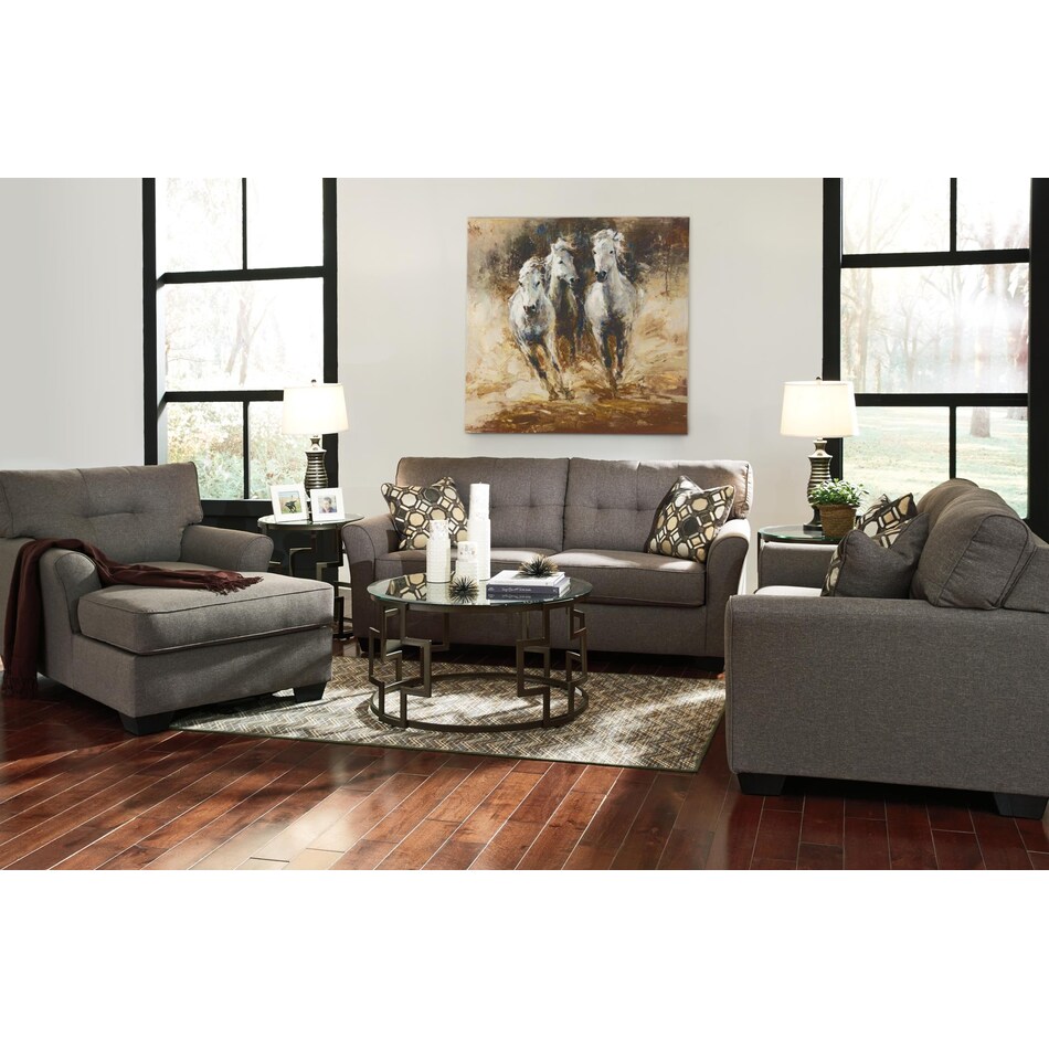 tibbee slate chaise   