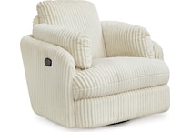 tie breaker ivory swivel glider recliner   