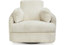 tie breaker ivory swivel glider recliner   