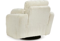 tie breaker ivory swivel glider recliner   