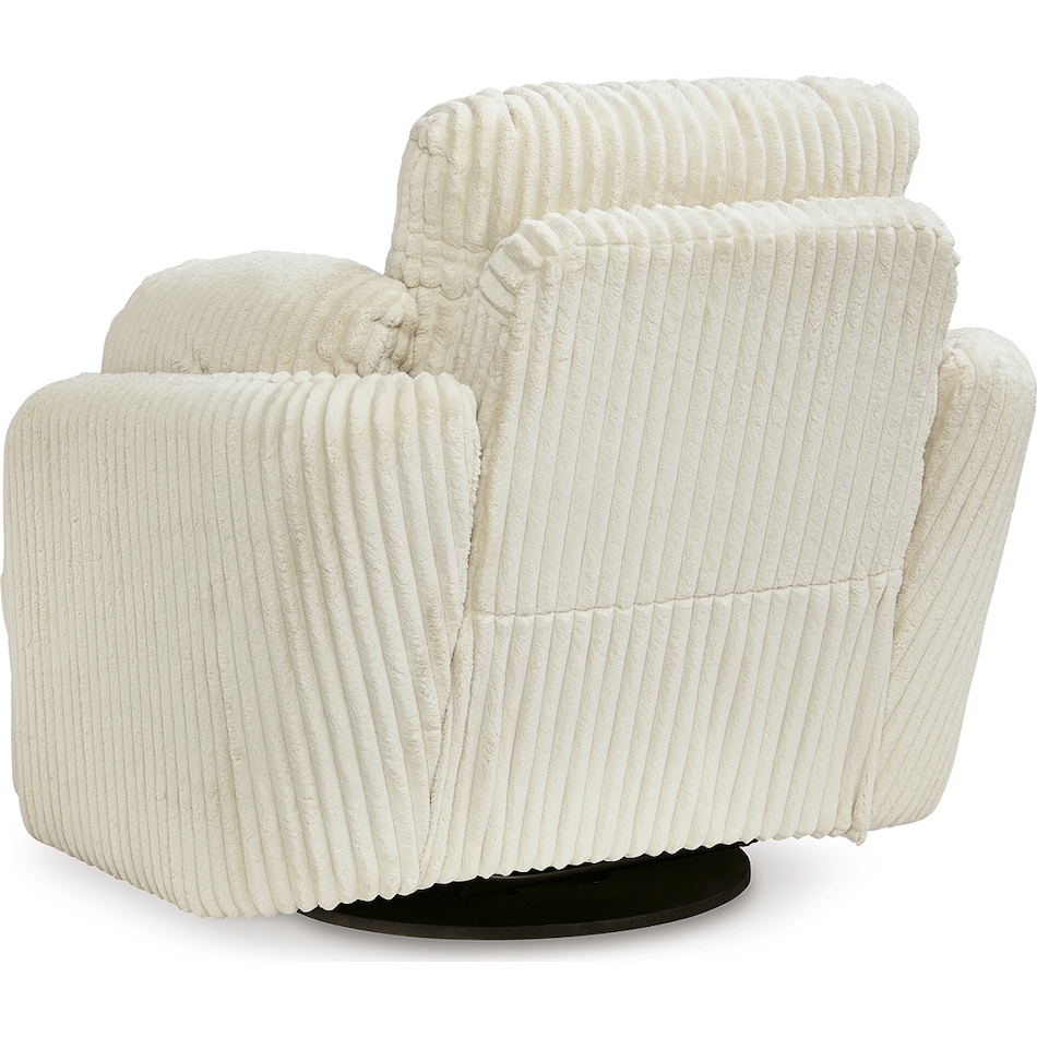 tie breaker ivory swivel glider recliner   