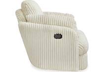 tie breaker ivory swivel glider recliner   