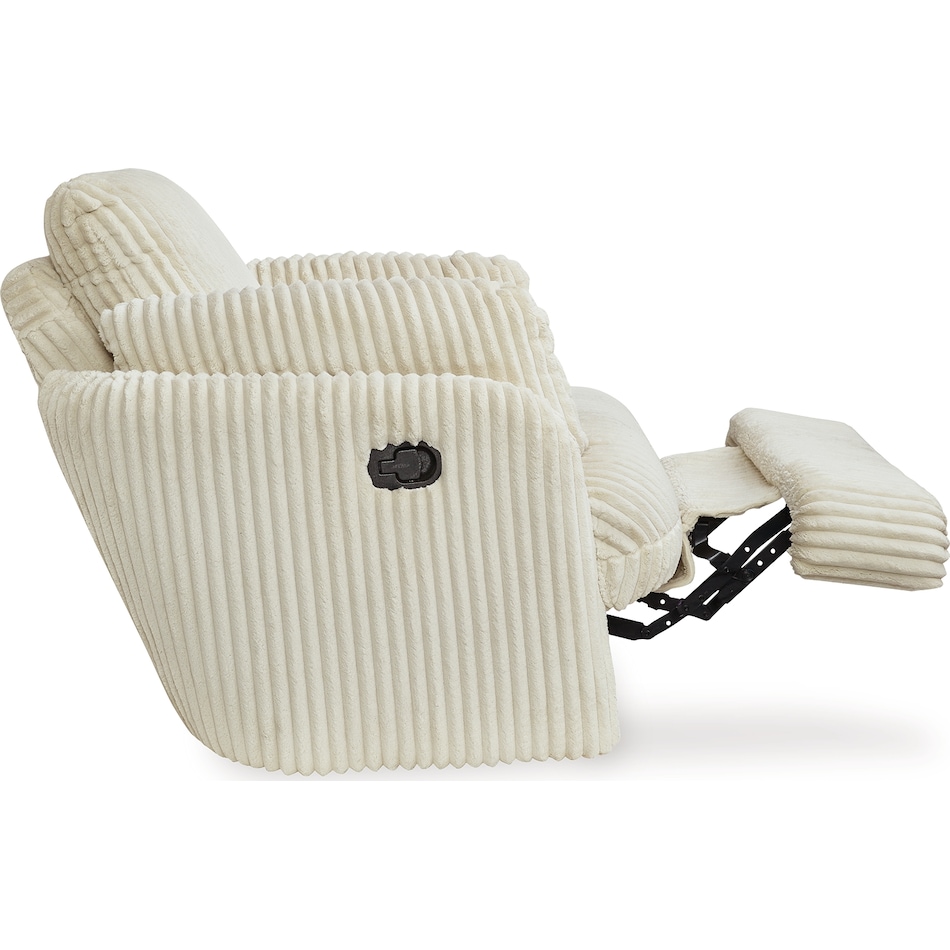 tie breaker ivory swivel glider recliner   