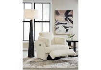 tie breaker ivory swivel glider recliner   