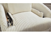 tie breaker ivory swivel glider recliner   