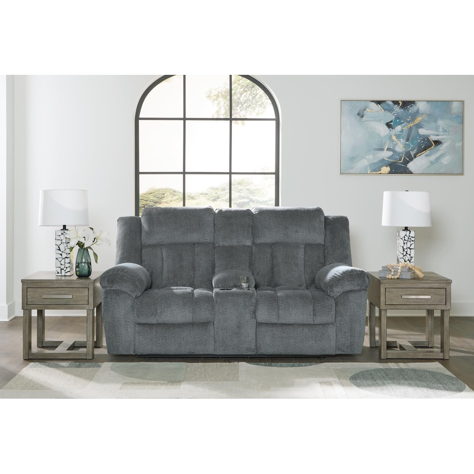 tip off power reclining console loveseat   